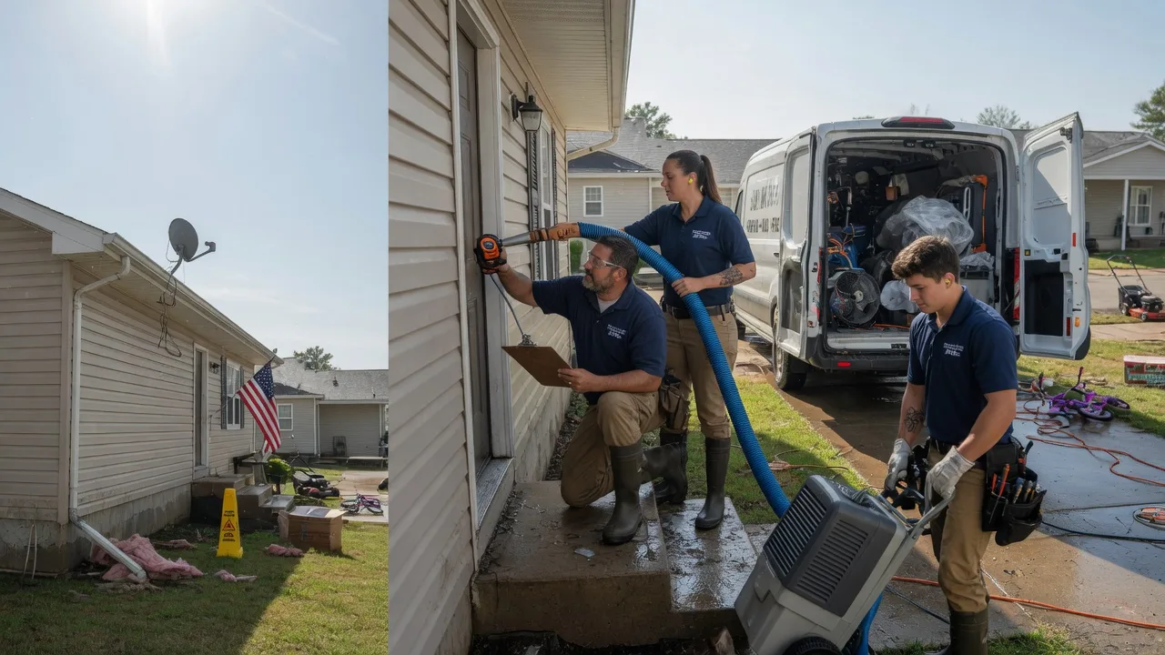 Ceiling Water Damage Restoration in Fostoria, IA near me